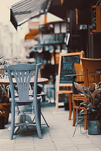 gray wooden chair thumbnail