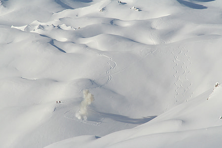 snow-covered mountains at daytime thumbnail