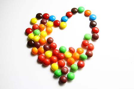 heart shaped assorted-color candy lot thumbnail