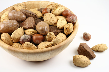 Almond nuts on bowls thumbnail
