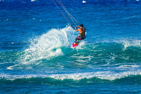 person wakeboarding on sea thumbnail