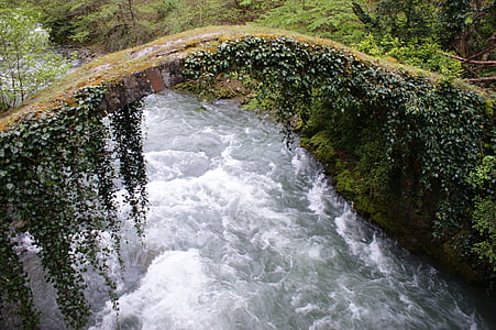 aerial view of running water thumbnail