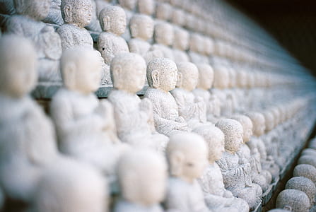 monk ceramic figurines thumbnail