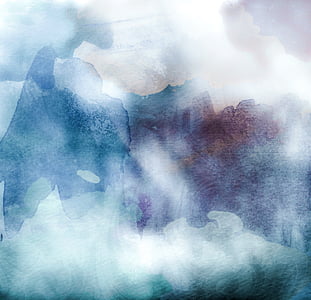 white and blue abstract painting thumbnail