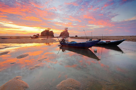 two boat on body of water thumbnail