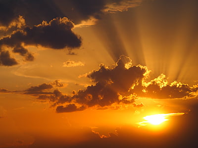 sunset covered by clouds thumbnail