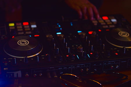 person playing music with DJ mixer thumbnail