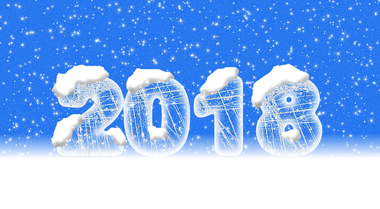 2018 text overlay with blue background thumbnail