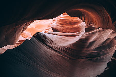Light And Curves Inside Canyon Photo thumbnail