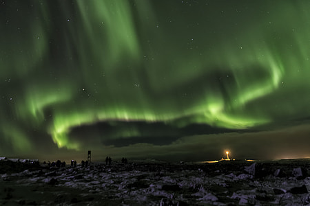 green Aurora Borealis photo thumbnail