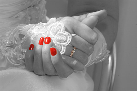 selective color photography of red nail polish thumbnail