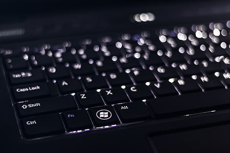 light, laptop, technology, blur thumbnail