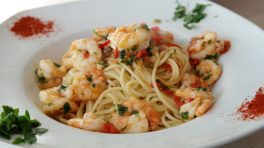 white ceramic pasta bowl thumbnail