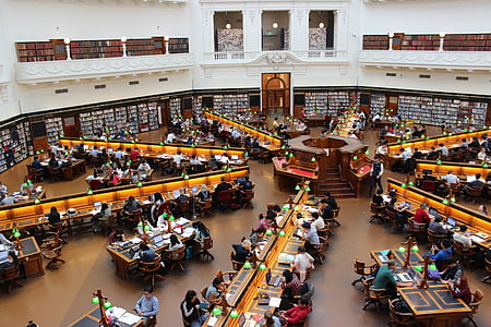 aerial photography of library thumbnail
