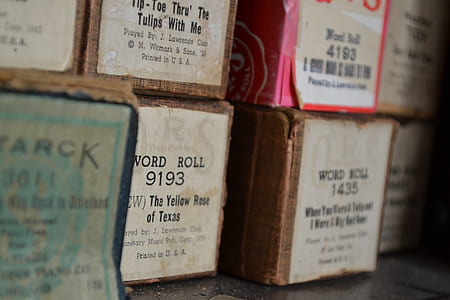 close-up photography of pile of boxes with labels thumbnail