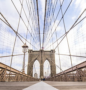 portrait photography of Brooklyn bridge thumbnail