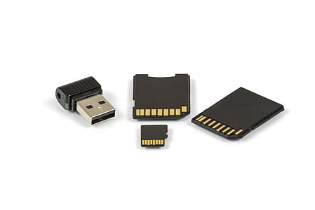 black micro card with adapter thumbnail
