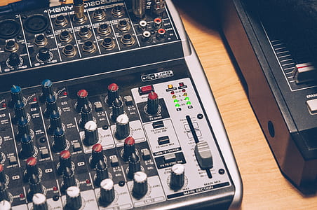 Gray and Black Audio Mixer thumbnail
