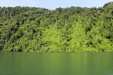 body of water near island at daytime thumbnail