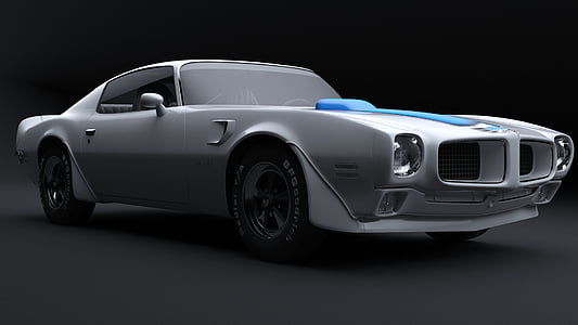 classic gray Pontiac GTO thumbnail