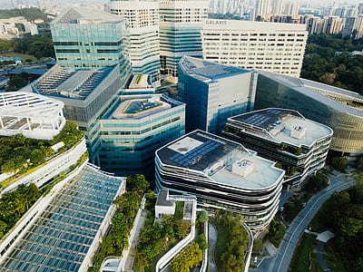 aerial photography of concrete building thumbnail