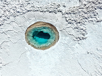 blue and gray geode stone thumbnail