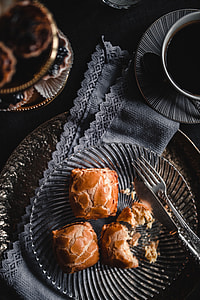 Sweet buns with cream cheese inside thumbnail