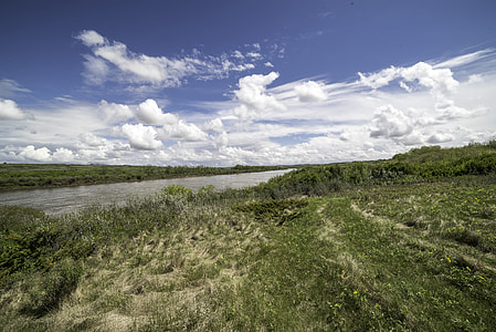 Downstream landscape on the Saskatchewan River thumbnail
