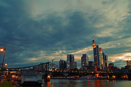 photography of high-rise building during sunset thumbnail