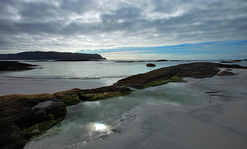 ocean during cloudy day thumbnail