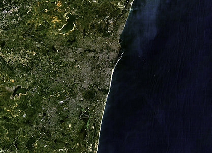 Satellite Image of Chennai, India thumbnail