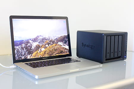 Macbook Pro on white surface thumbnail