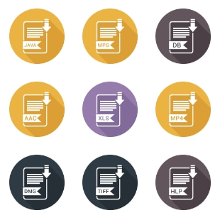 File Names Vol 1 svg vector icon sets