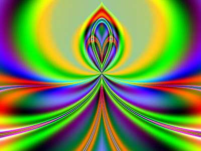 Fractal-based abstract symmetrical background pattern thumbnail