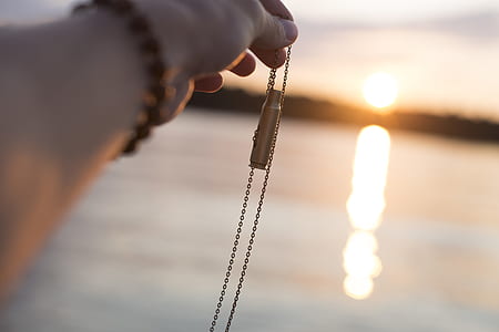 light, landscape, sunset, man thumbnail