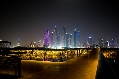 city lights during nighttime thumbnail