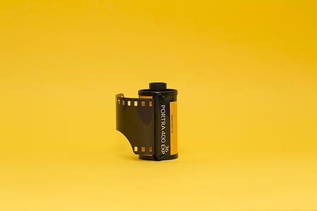 yellow and black Portra 400 EXP film thumbnail