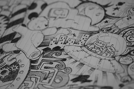 doodle pen art thumbnail