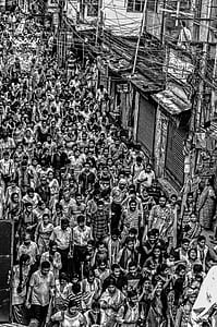 grayscale photography of group of people thumbnail
