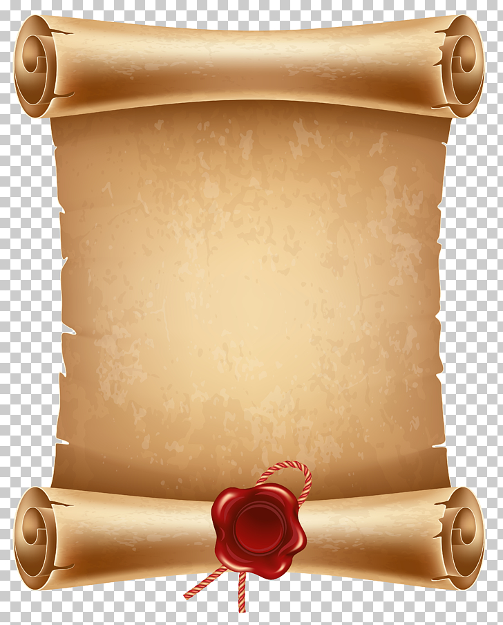 Scroll Paper , Scrolled Paper , brown scroll illustration PNG clipart