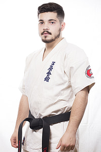 man wearing white karate gi thumbnail