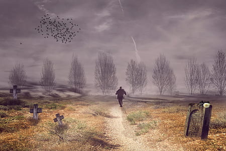 man running on tomb thumbnail