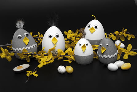 photography of grey and white egg decors thumbnail