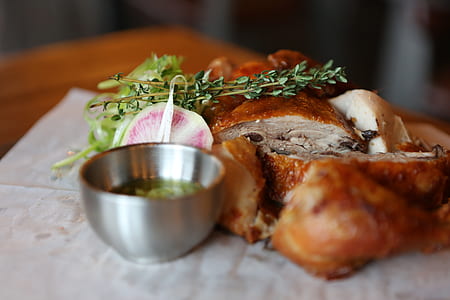 meat beside silver cup thumbnail