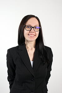 woman in black button-up blazer thumbnail