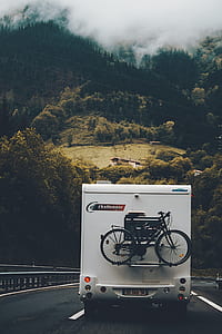 bike fixed on the back of the truck thumbnail