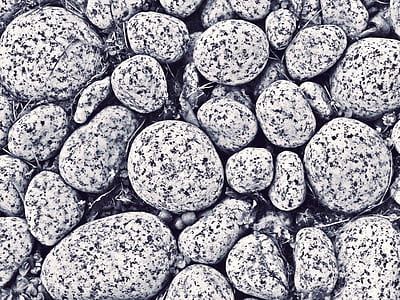 grayscale photography of stones thumbnail
