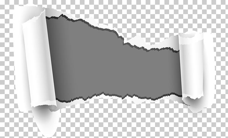 Paper Tearing, Tear effect, gray and white paper illustration PNG clipart