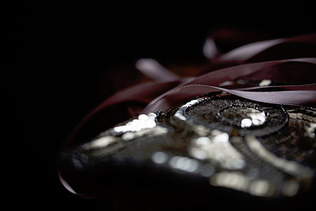 closeup, ribbon, gold, accessories, silver, shoe thumbnail