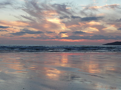 beach under gray clouds thumbnail